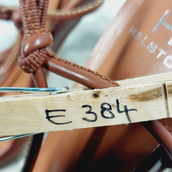 NEW H by Halston Women's Picasso Lace-Up Dress Sandals E384 - Picture 14 of 14